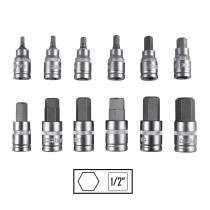 Jbm 51260 - SET 12 PIEZAS 1/2"PUNTA HEXAGONAL