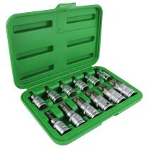 Jbm 51261 - SET 12 PIEZAS 1/2"PUNTA TORX