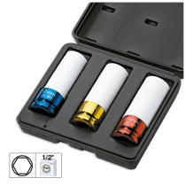 Jbm 51336 - KIT 3 VASOS IMPACTO 1/2"ESPECIAL EX