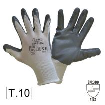 Jbm 51632 - GUANTES C/PALMA REFORZADA NITRILO T