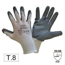 Jbm 51633 - GUANTES C/PALMA REFORZADA NITRILO T