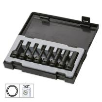 Jbm 52339 - SET 8 PUNTAS IMPACTO HEXAGONAL 1/2"