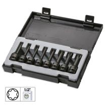 Jbm 52340 - SET 8 PUNTAS IMPACTO TORX 1/2"