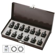 Jbm 52344 - SET 13 PUNTAS IMPACTO 1/2"HEXAGONAL