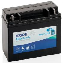 EXIDE AGM1218 - BATERIA 12V 18AH 250A +D 180X75X165