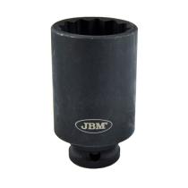 Jbm 11613 - VASO IMPACTO 12 CANTOS 1/2"27MM