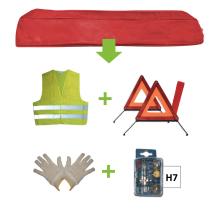 Jbm 52778 - KIT EMERGENCIA BOLSA ROJA+MK H7+CHA