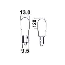 Jbm 52865 - LAMPARA OBN WEDGE 10W 12V T13