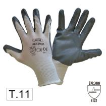 Jbm 51398N - GUANTES C/PALMA REFORZADA NITRILO T