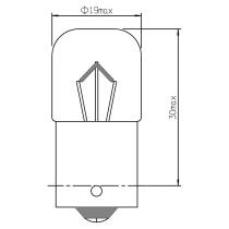 Jbm 53007 - LAMPARA OBN R5W 12W 5V