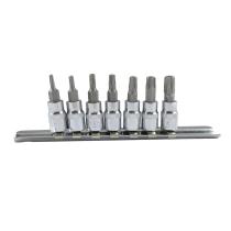 Jbm 53127 - JUEGO 7 PUNTAS TORX INVIOLABLE 1/4"