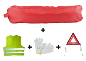 Jbm 53180 - KIT EMERGENCIA BOLSA ROJA RIBETE+TR