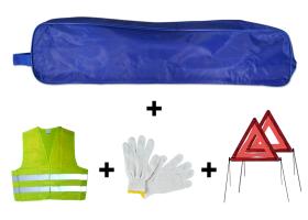 Jbm 53181 - KIT EMERGENCIA BOLSA AZUL RIBETE+2T