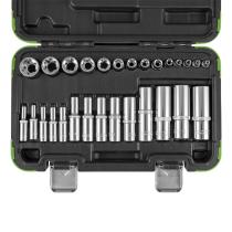 Jbm 53061 - SET 28 VASOS TORX CORTOS Y LARGOS