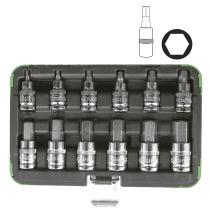 Jbm 53105 - SET 12 PIEZAS 1/2"PUNTA HEXAGONAL