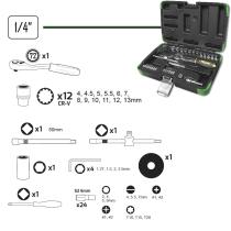 Jbm 53107 - ESTUCHE HERRAMIENTAS 36 PIEZAS  VAS